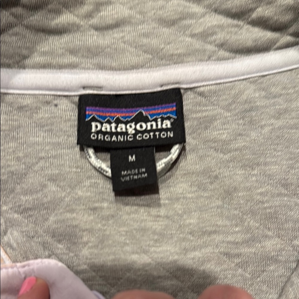 Patagonia Gray W's Organic Cotton Quilt Snap-T® Pullover Medium - Picture 2 of 7